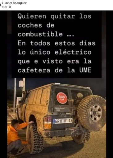 Los 4x4 al rescate de la población afectada por la DANA