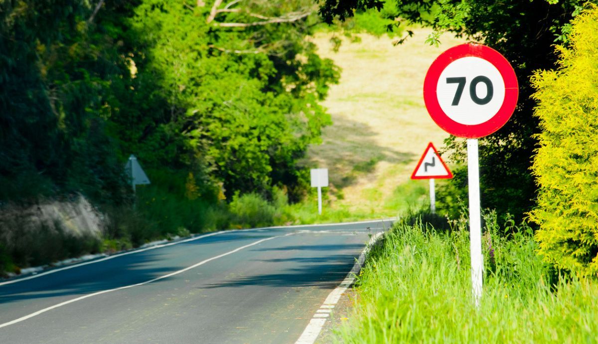 Velocidades máximas y mínimas según la vía