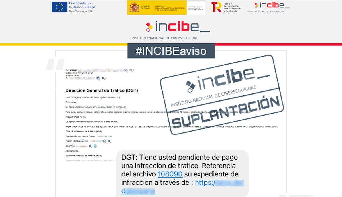 La Oficina de Seguridad alerta de nuevas estafas relacionadas con la DGT