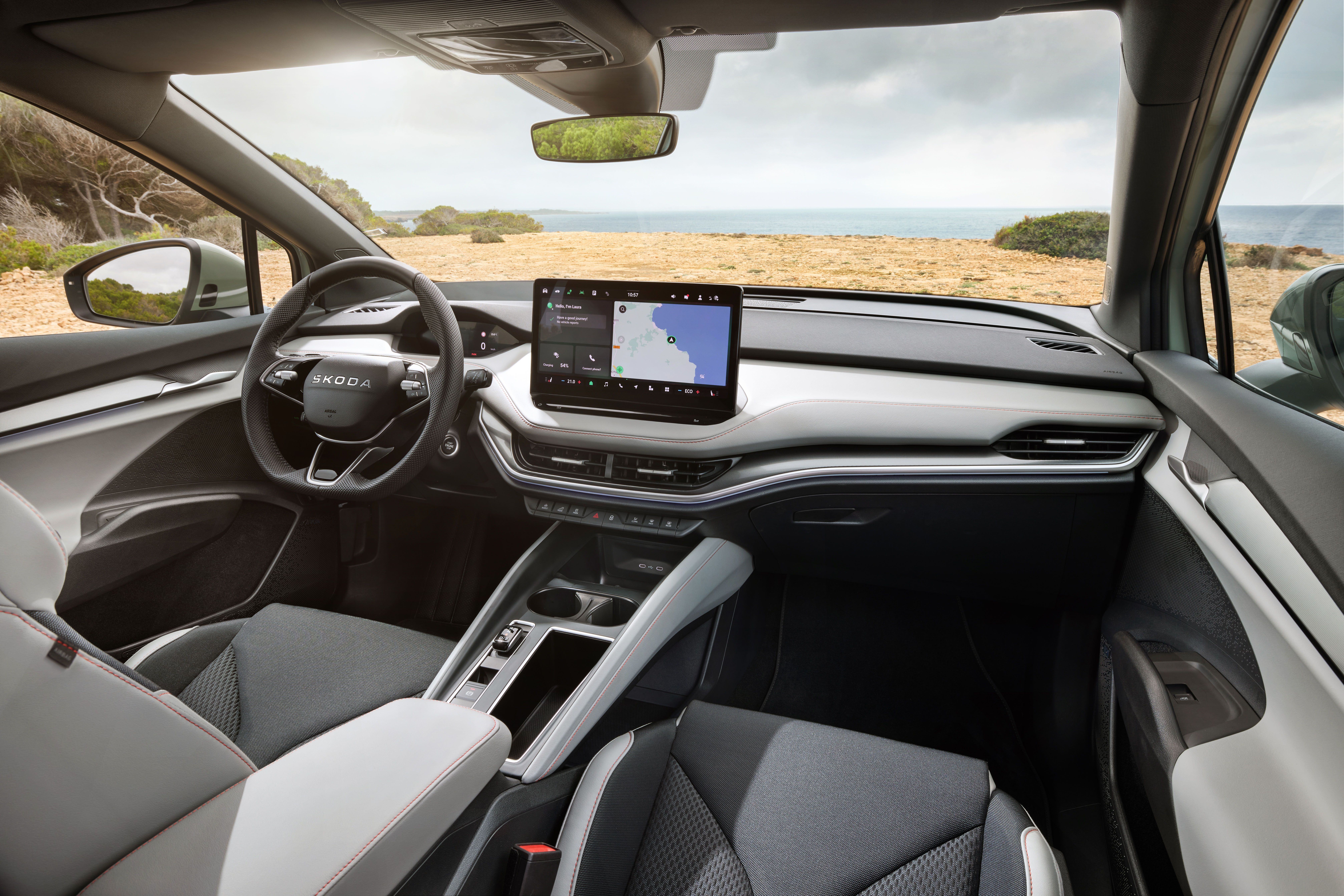 Interior del Skoda Elroq 