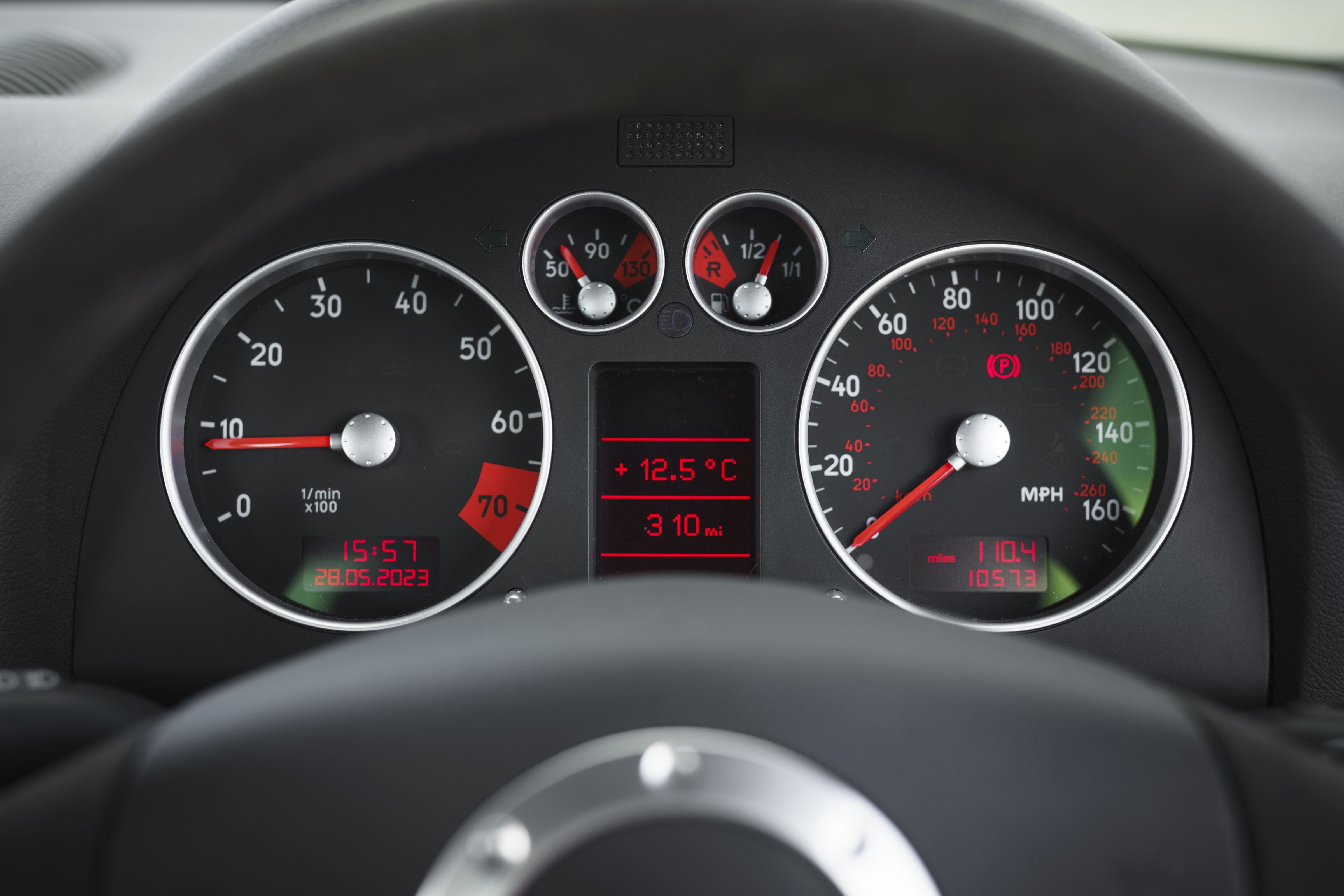 Cuadro de relojes del Audi TT