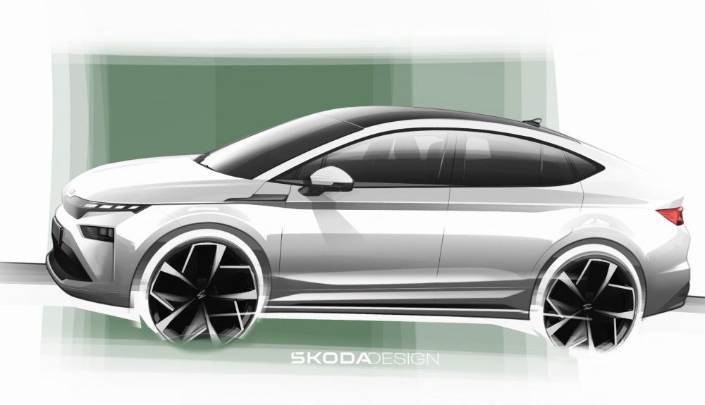 Skoda Enyaq boceto Skoda Enyaq boceto