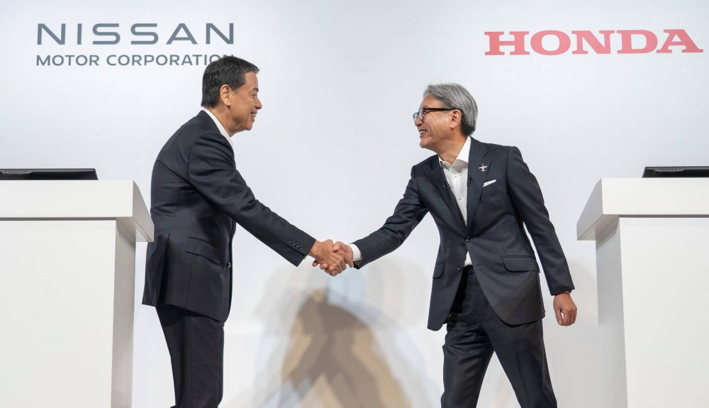 Celebración del último acuerdo entre Honda y Nissan Celebración del último acuerdo entre Honda y Nissan