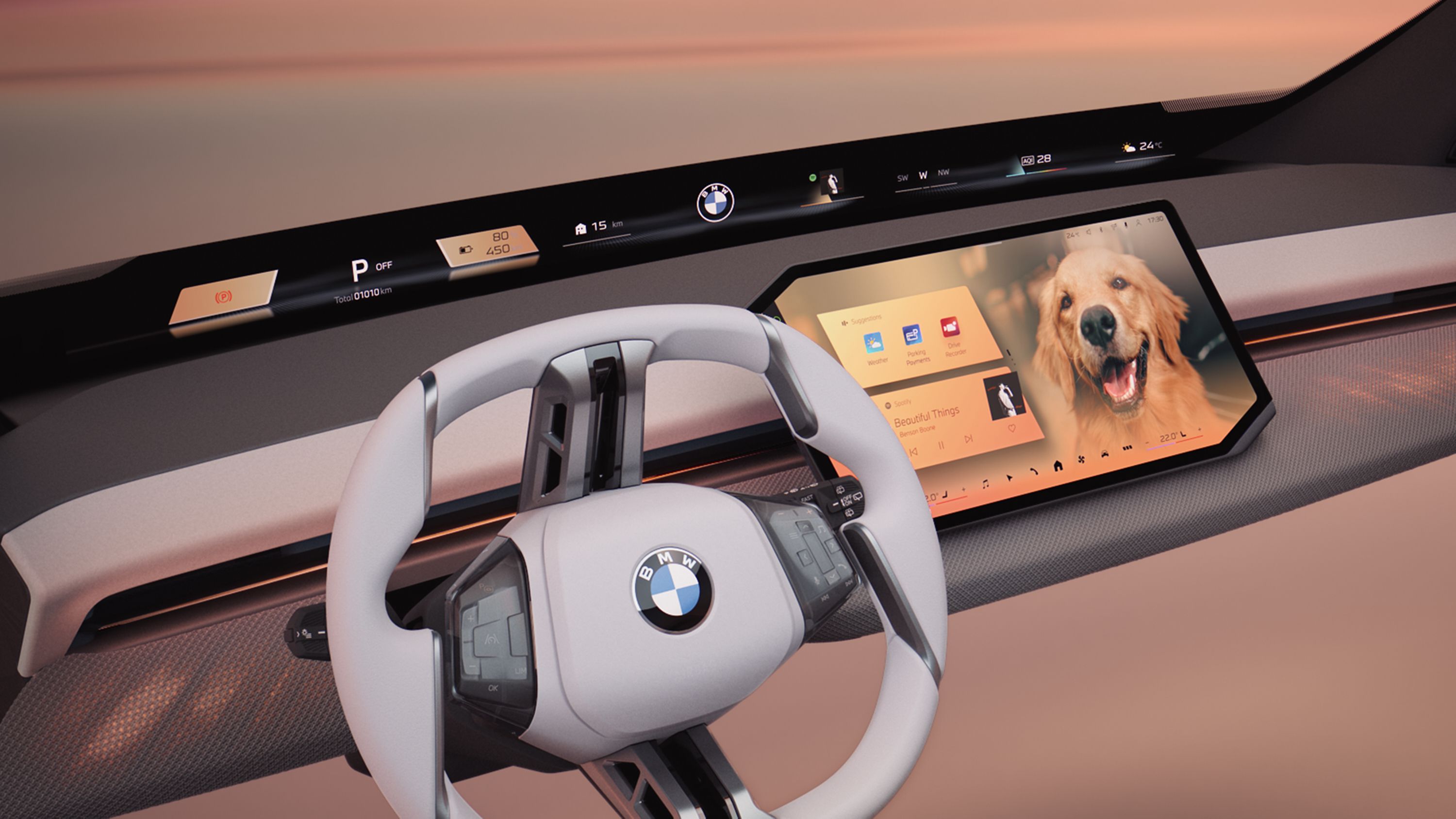 BMW Panoramic Vision CES 2025