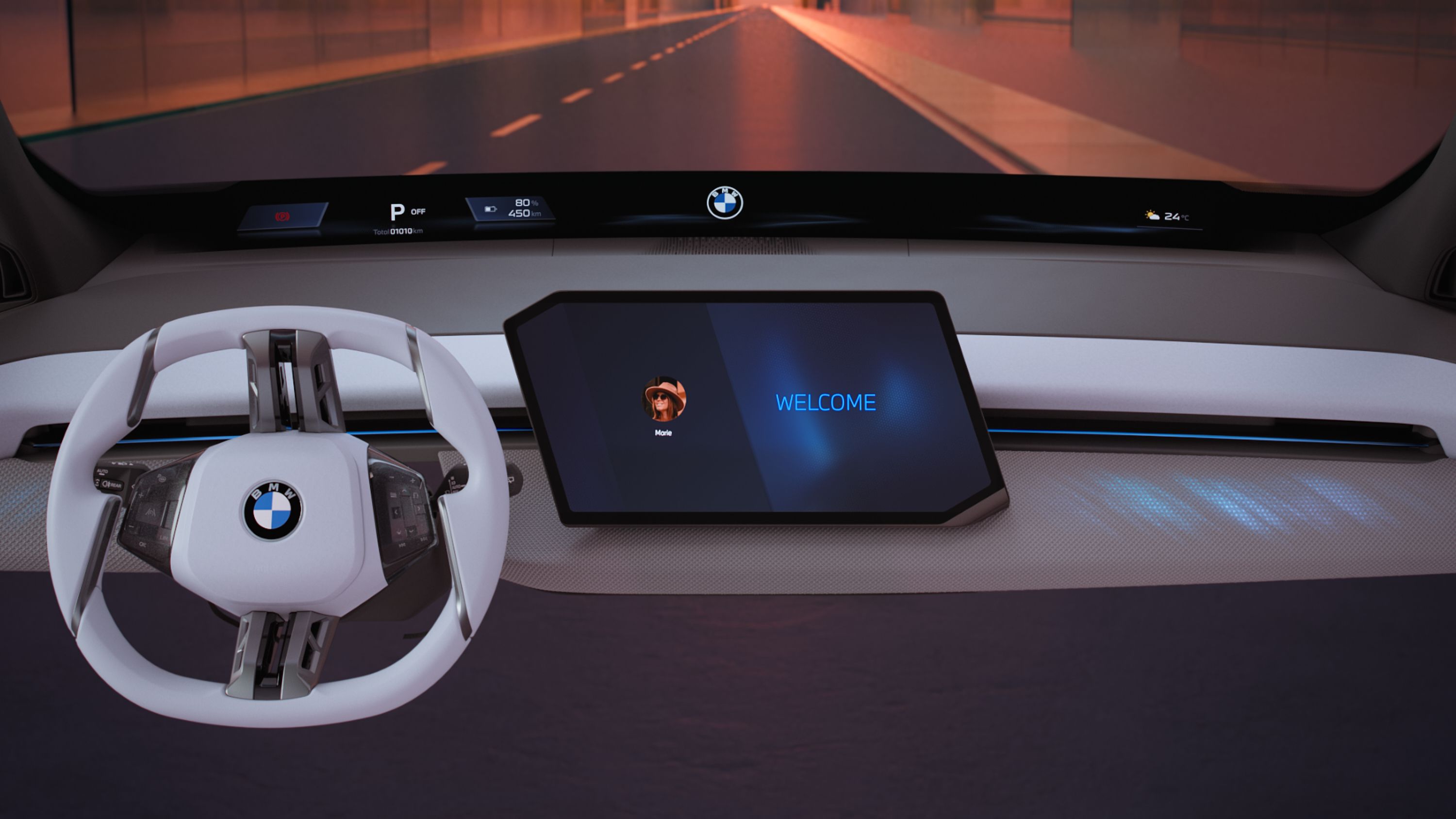 BMW Panoramic Vision CES 2025