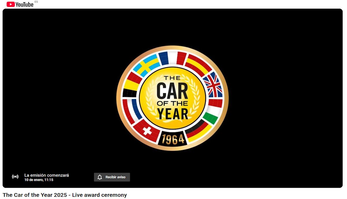 Todo listo para elegir al Car of the Year 2025, ¡conoce ya al ganador del Coche del Año en DIRECTO!