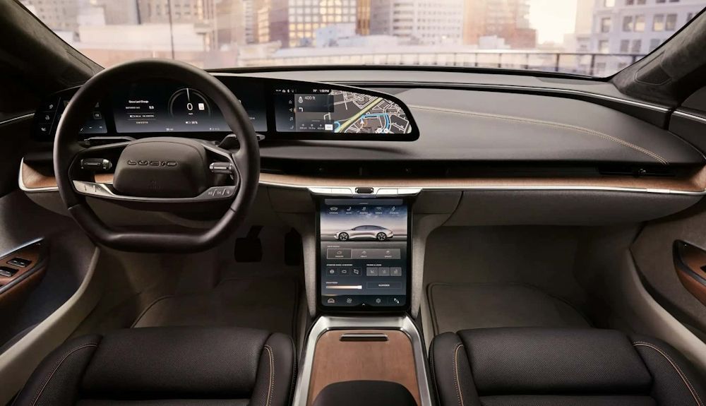 Interior del Lucid Air 2025 Interior del Lucid Air 2025