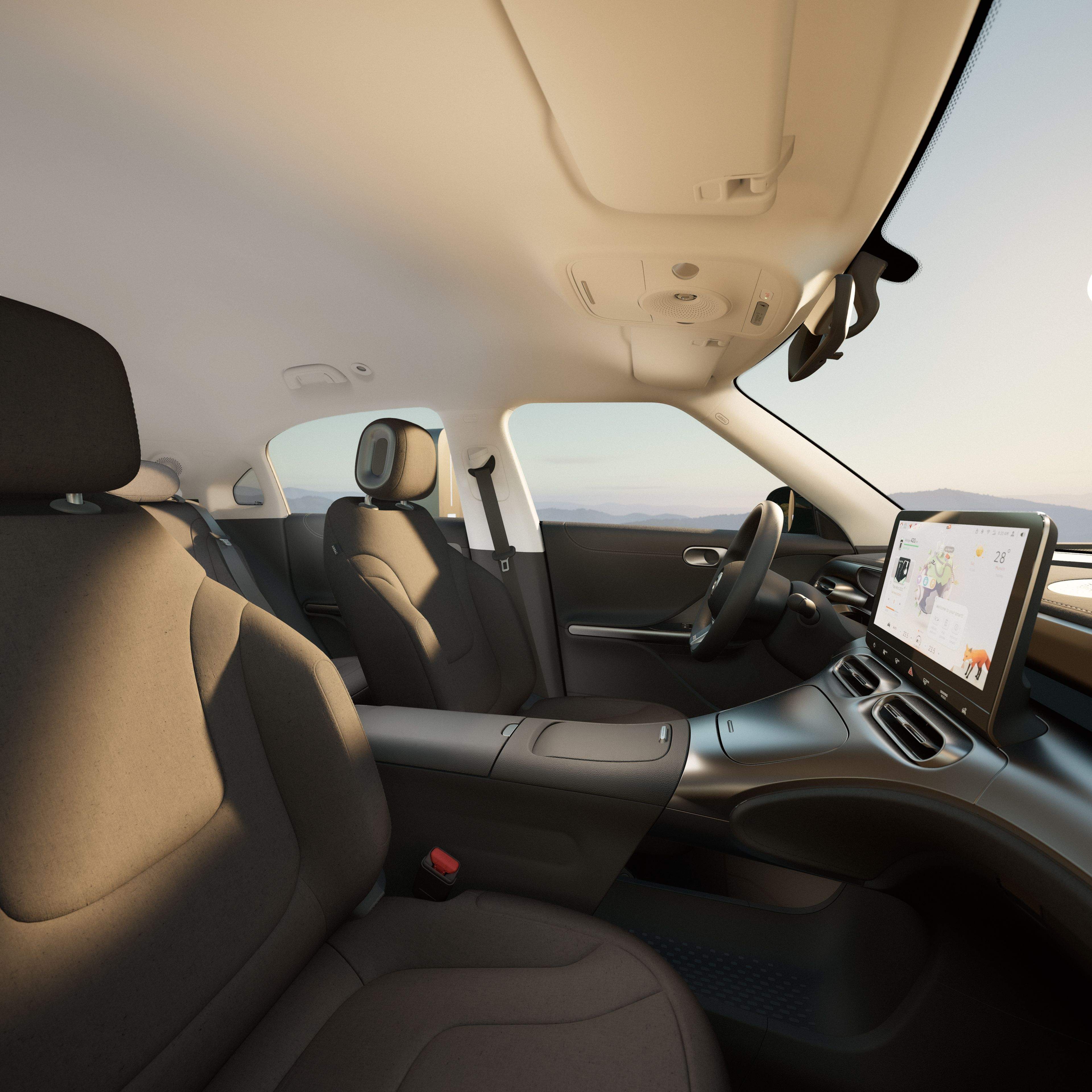 smart #1 Pure y Pure+ interior