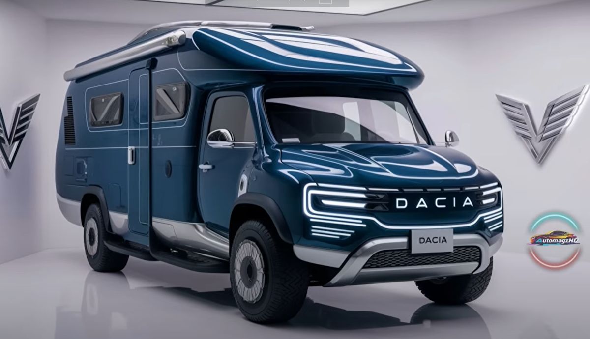 Dacia Sandman, una nueva autocaravana low cost por menos de 35.000 €. Foto YouTube de AutomagzHD