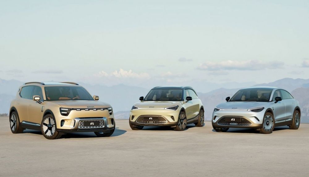 Smart ya vende actualmente hasta 3 SUV, el #1, el #3 y el #5 Smart ya vende actualmente hasta 3 SUV, el #1, el #3 y el #5