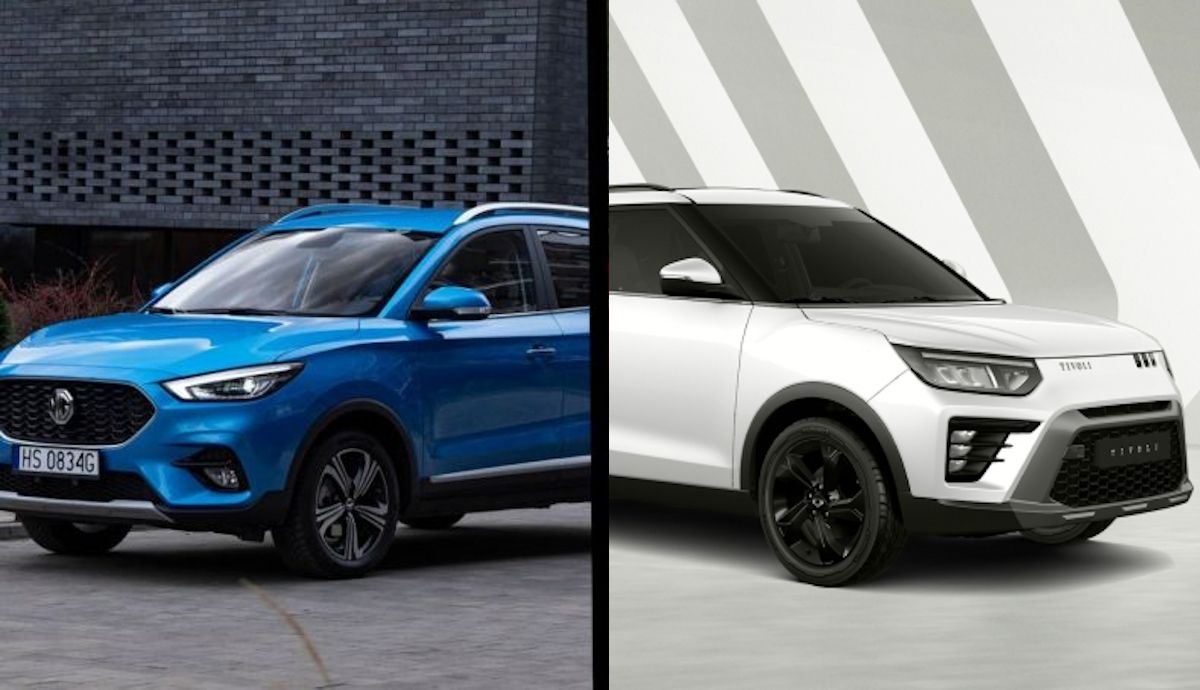 MG ZS vs Ssangyong Tivoli, comparativa de SUV top, el más vendido contra una de sus alternativas