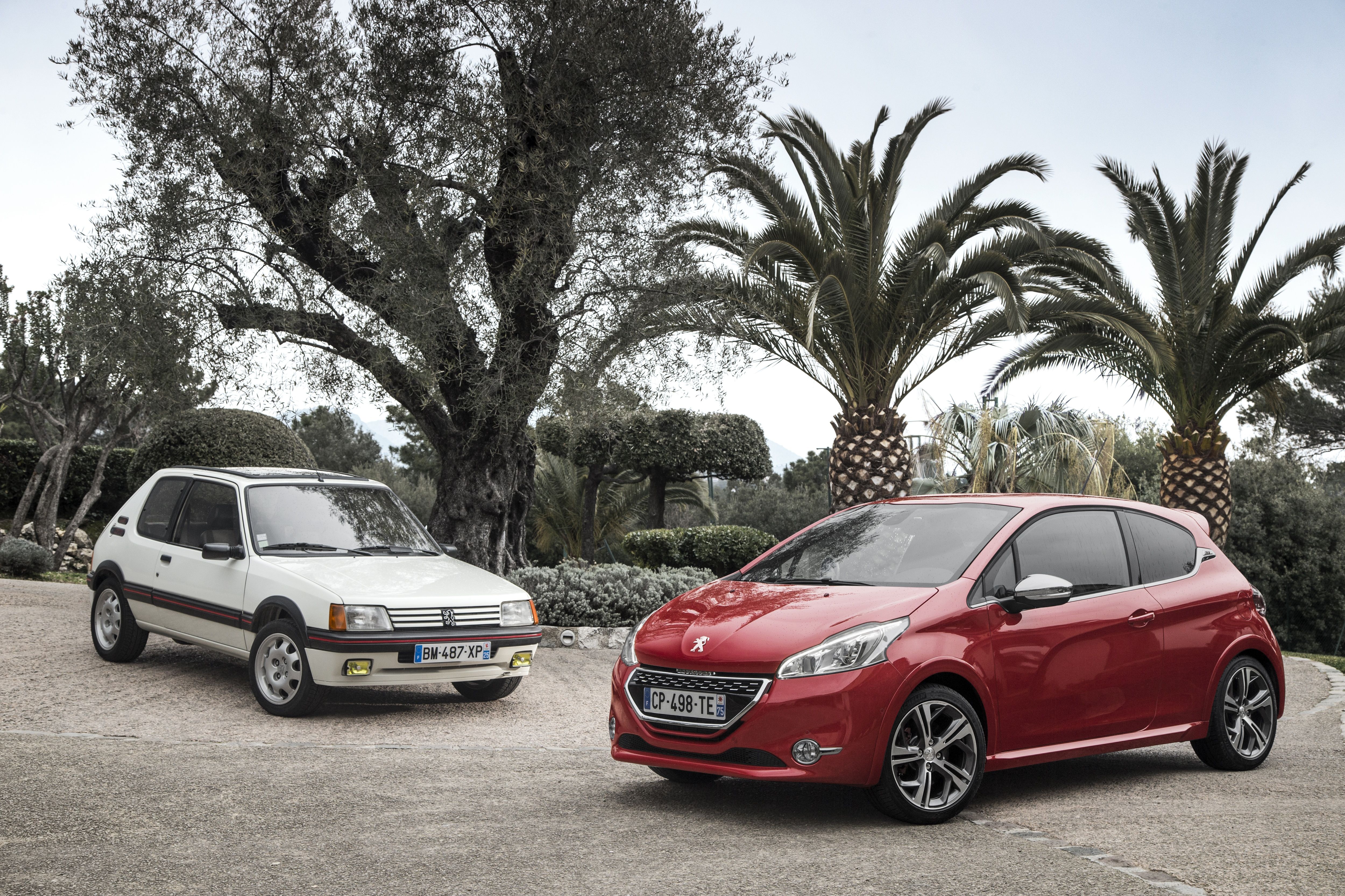 Peugeot 205 y 208 GTI