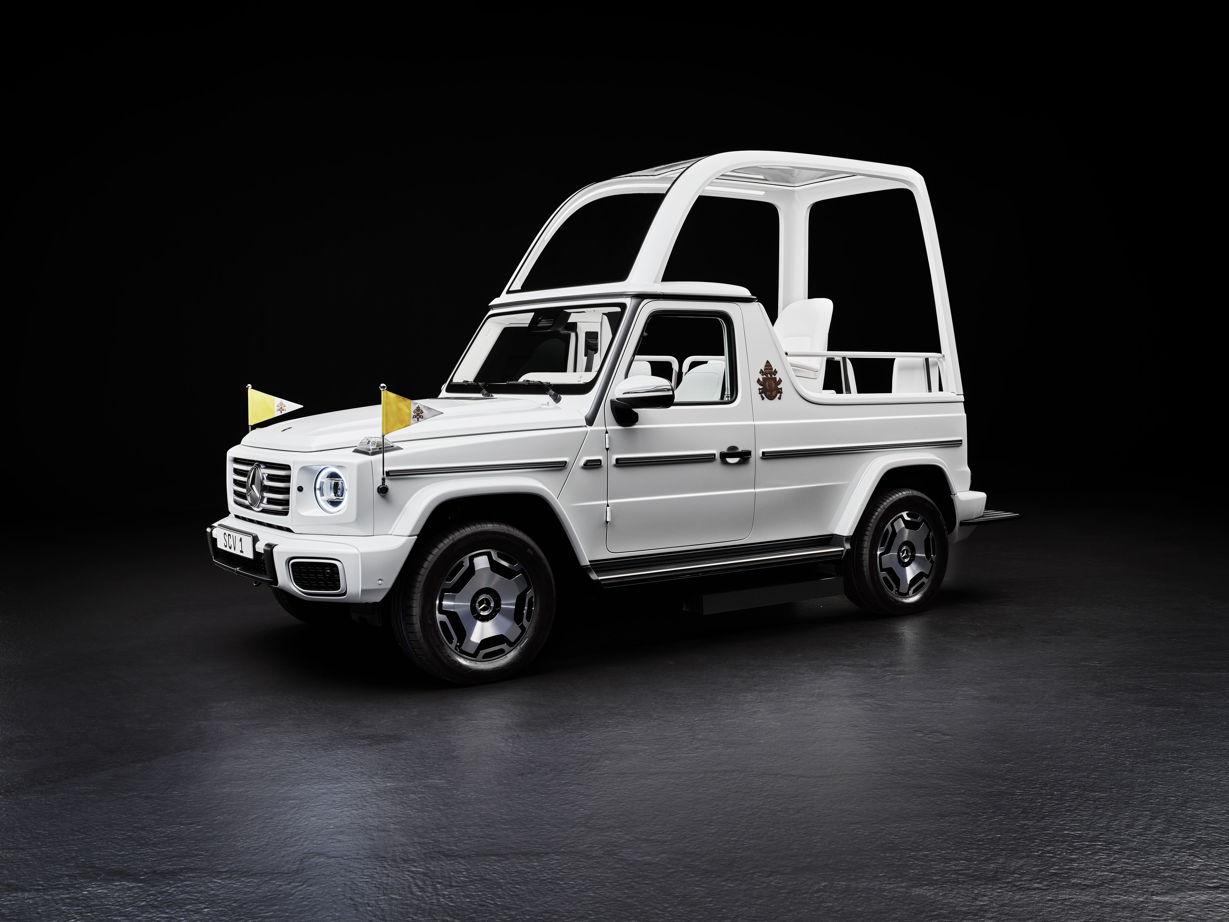 Mercedes Clase G eléctrico Papamóvil