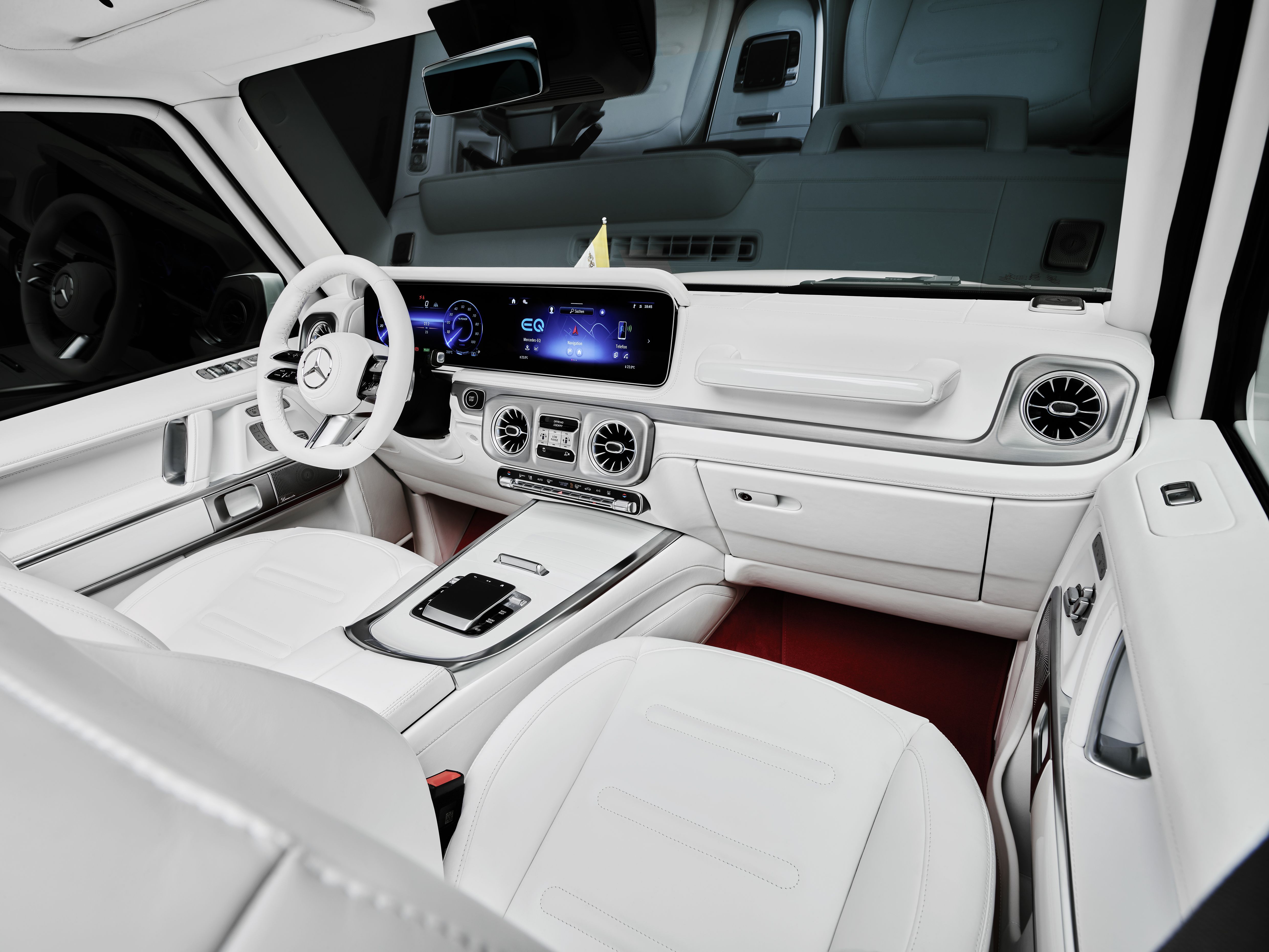Mercedes Clase G eléctrico Papamóvil