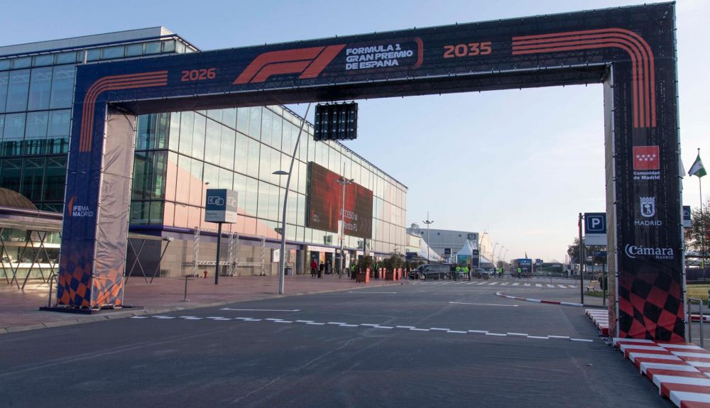 Salida del Gran Premio de España en IFEMA