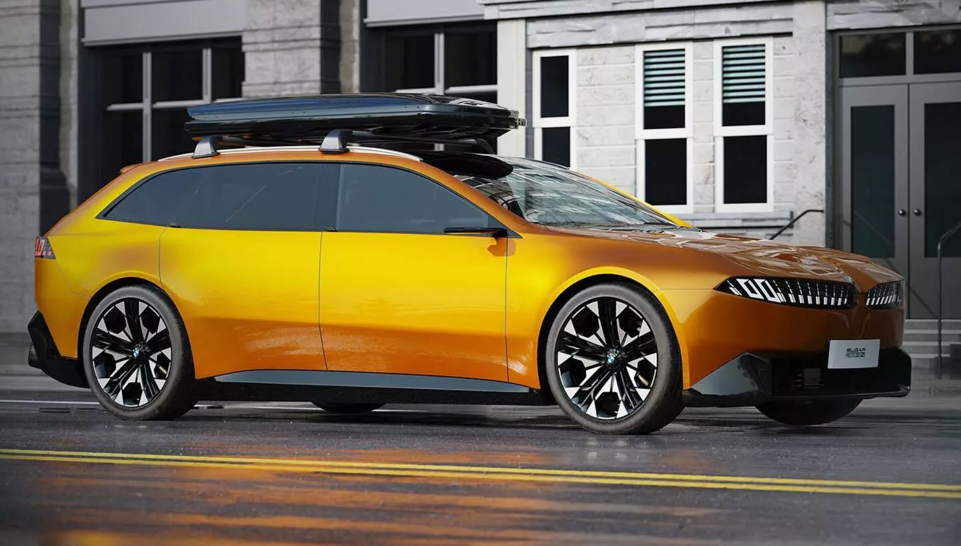 Imaginamos cómo podría ser el próximo BMW i3 Touring larga vida a los coches familiares. Foto: Sugar Design