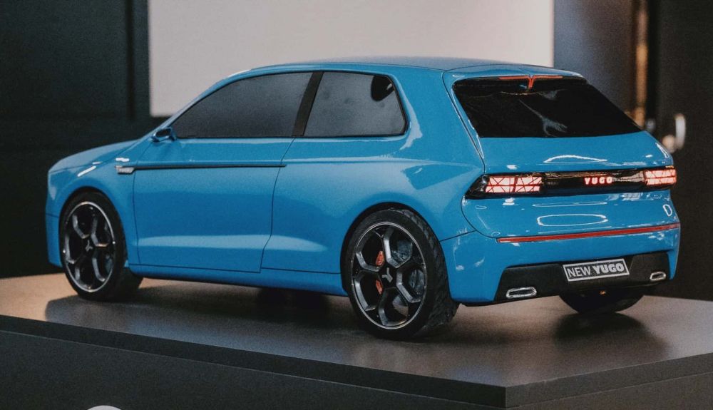 Primer concepto a escala del nuevo coche de Yugo