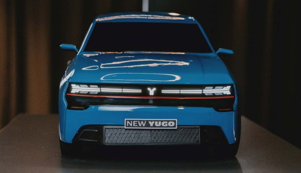 Prototipo en miniatura del nuevo coche urbano de Yugo