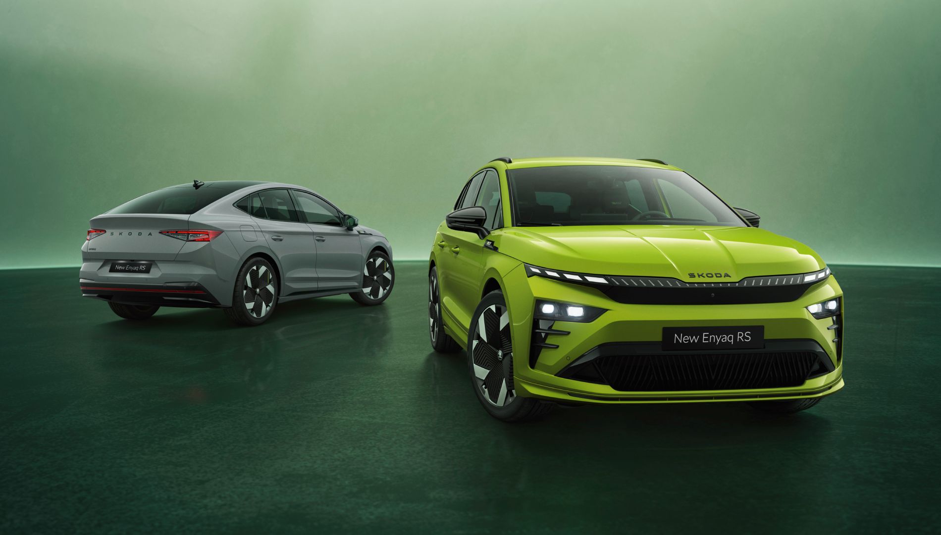 Skoda presenta las versiones deportivas RS de los SUV Enyaq y Enyaq Coupé: todos sus detalles