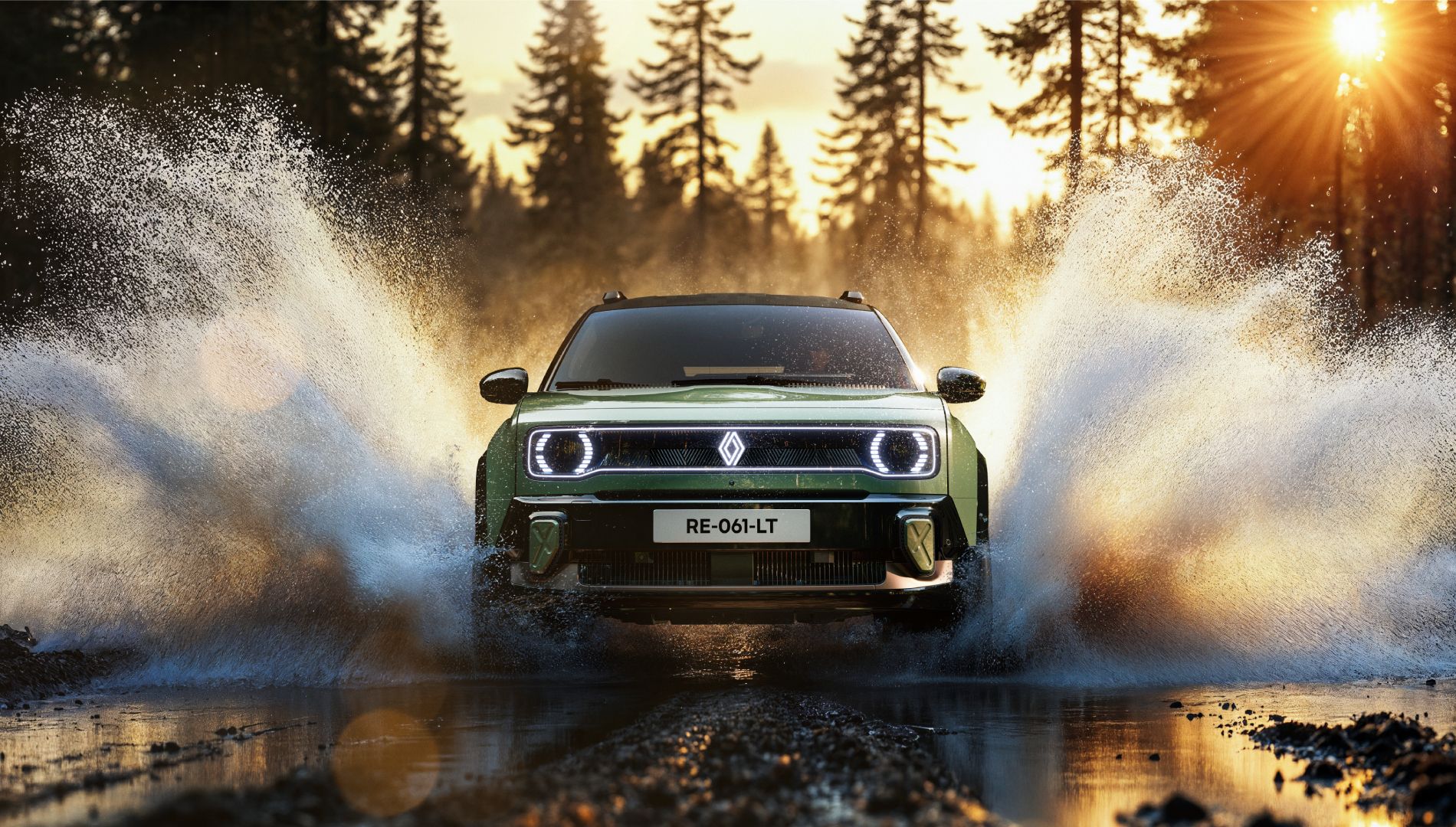 El Renault 4 tendrá una variante 4x4 y este puede ser el prototipo que la avance en primicia