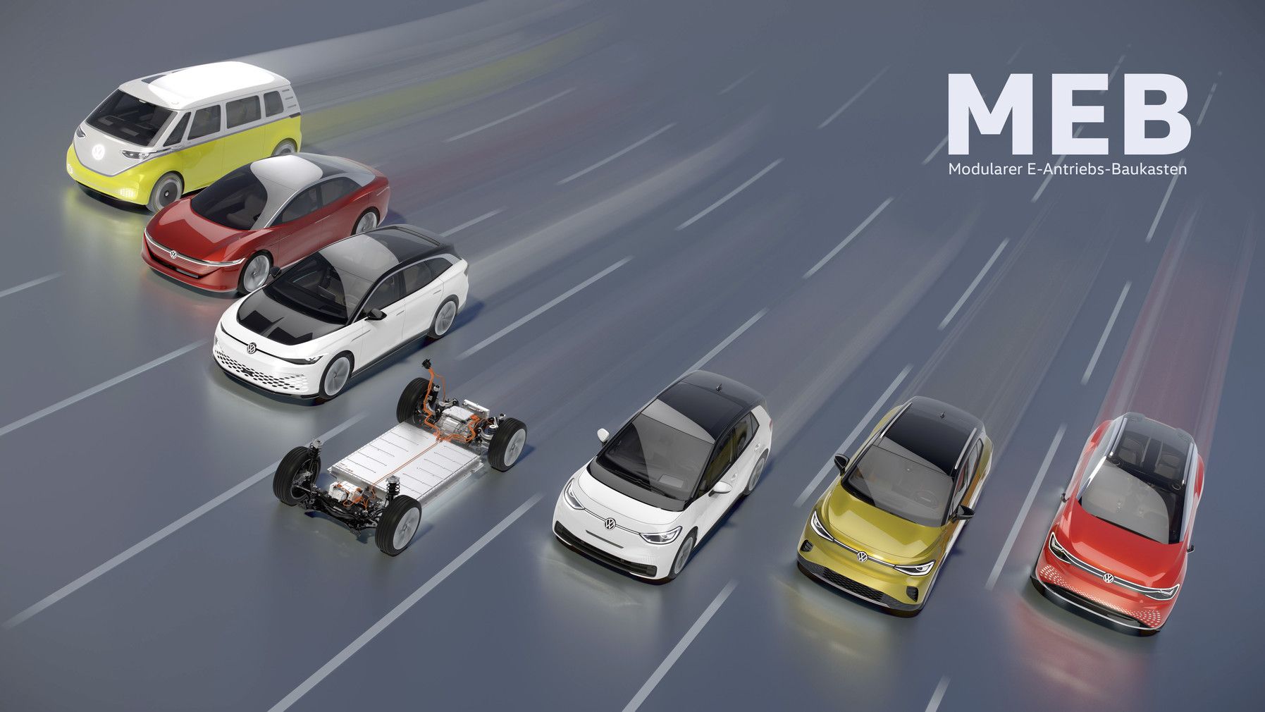 El VW ID.2 estrenará la nueva plataforma MEB Plus, una evolución de la MEB actual 