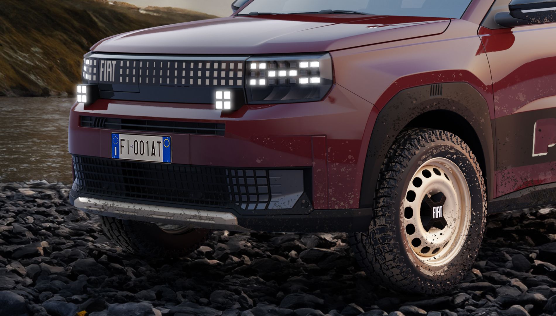 Fiat ya tiene preparada la respuesta al Renault 4 Savane: así es el prototipo del Grande Panda 4x4