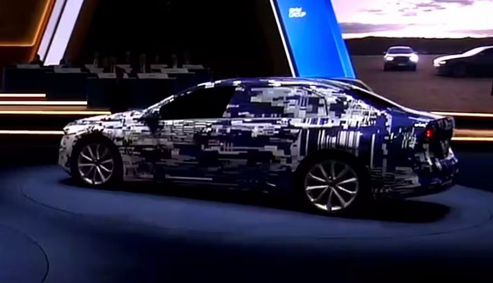 Prototipo mostrado en Shanghai de la Neue Klasse.