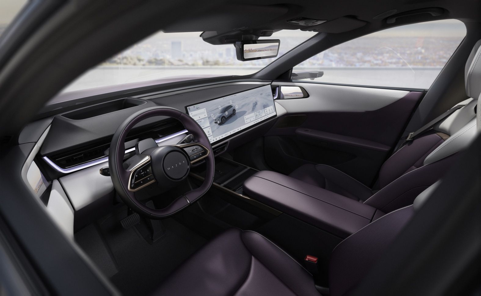 Interior del Mazda EZ-60: en Europa se denominará CX-6e