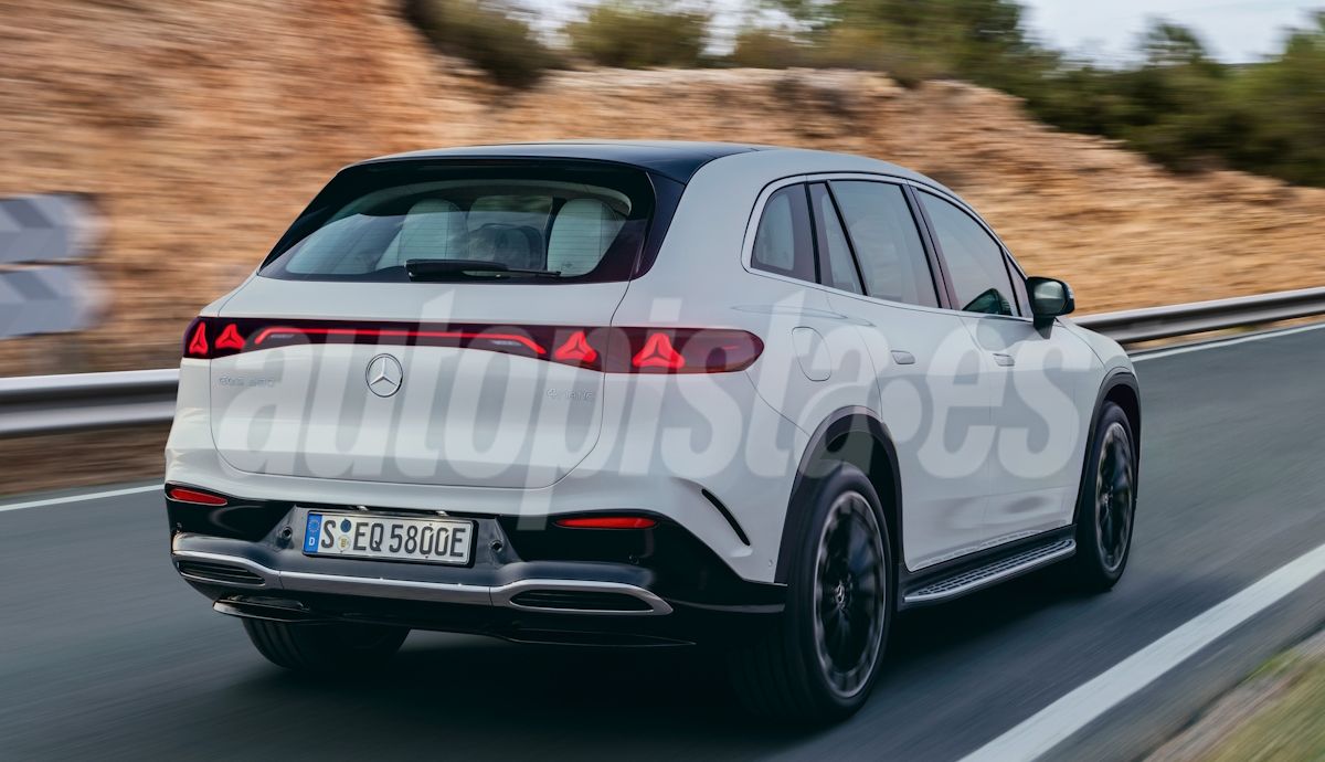 Mercedes EQS SUV Facelift. Ilustración: Schulte.