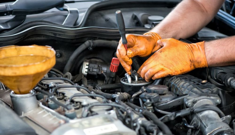 Filtro de gasoil sucio