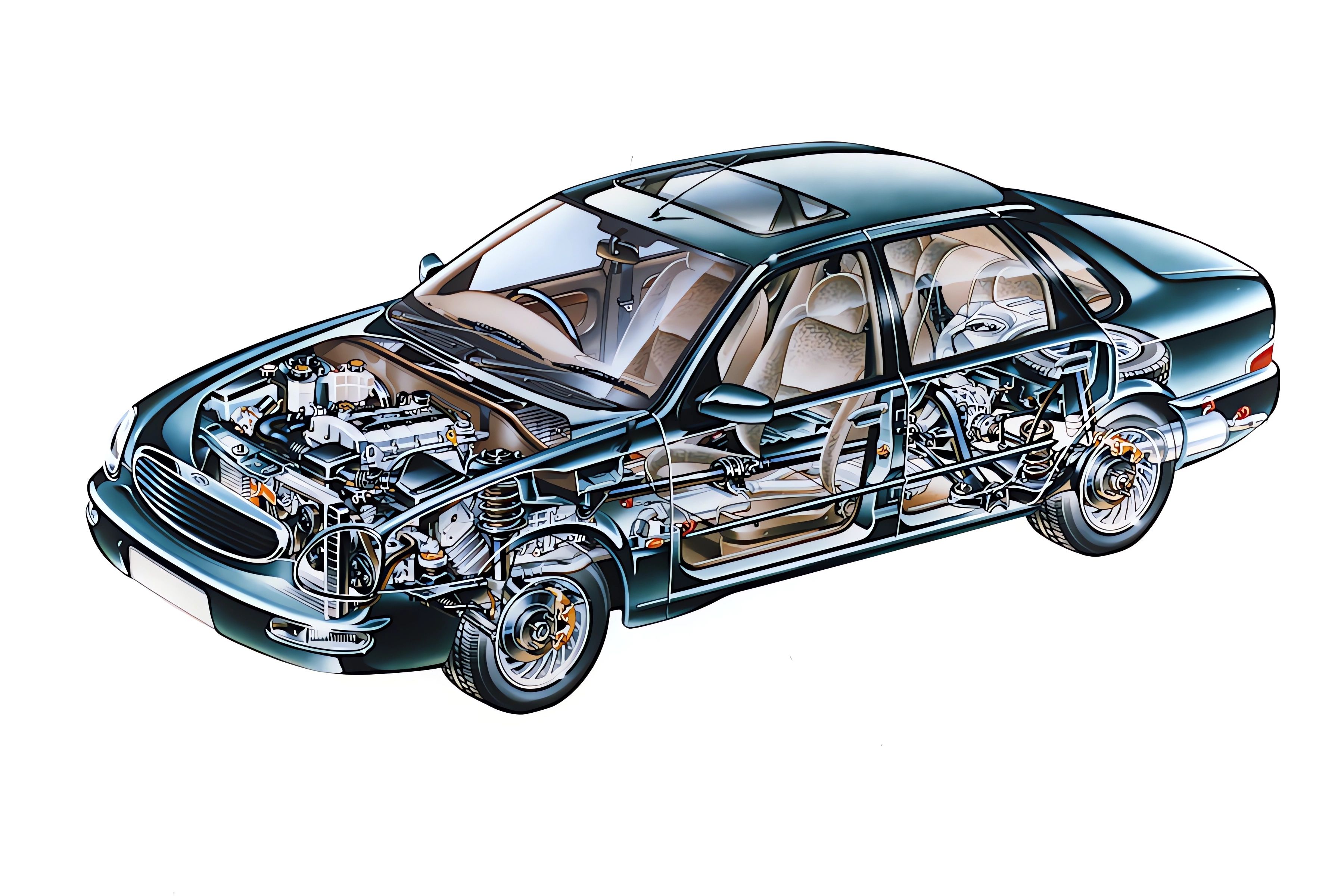 Ford Scorpio radiografia