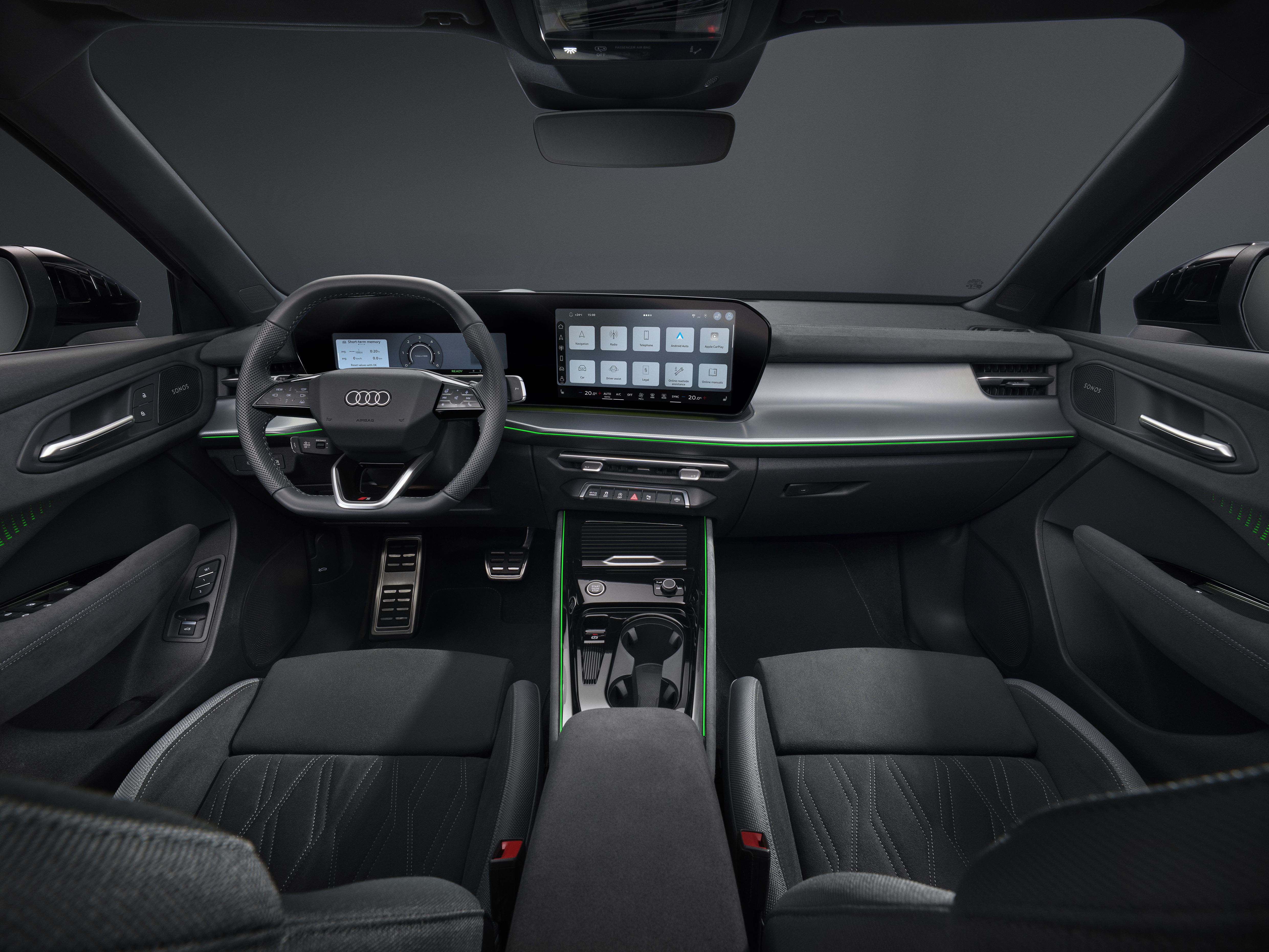 El interior del nuevo Audi Q3 Sportback será igual que el del Q3 convencional, recientemente presentado