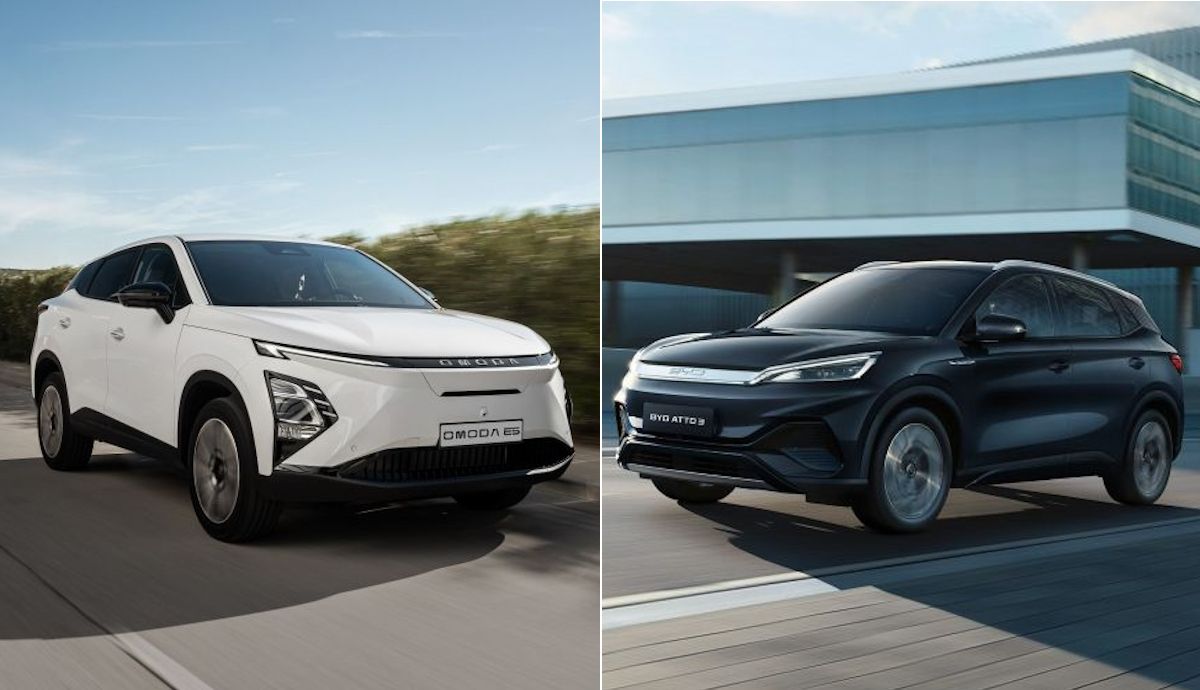 BYD Atto 3 vs Omoda 5 EV, comparativa de nuevos SUV eléctricos sorprendentes, cuál es mejor