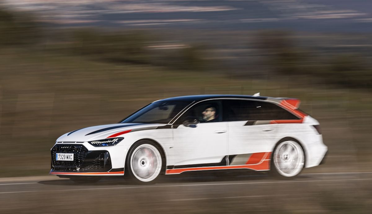 Probamos un coche con outfit de los años 80, un Audi RS 6 Avant GT que enamora a su paso