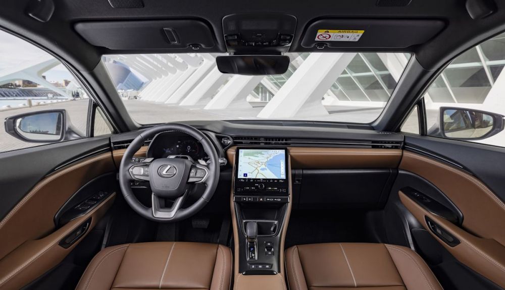 Interior del Lexus LBX