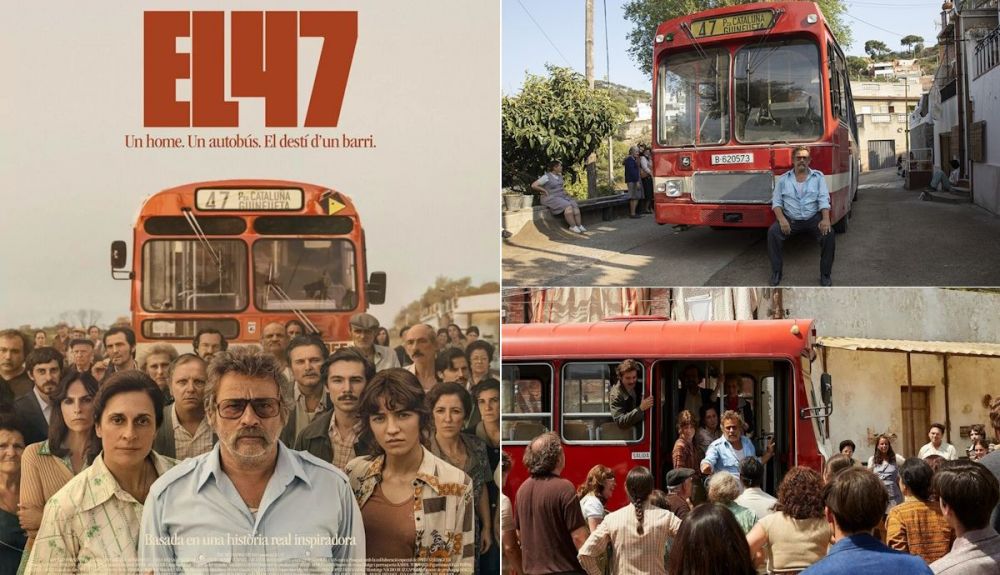 Carátula y escenas de la película El 47