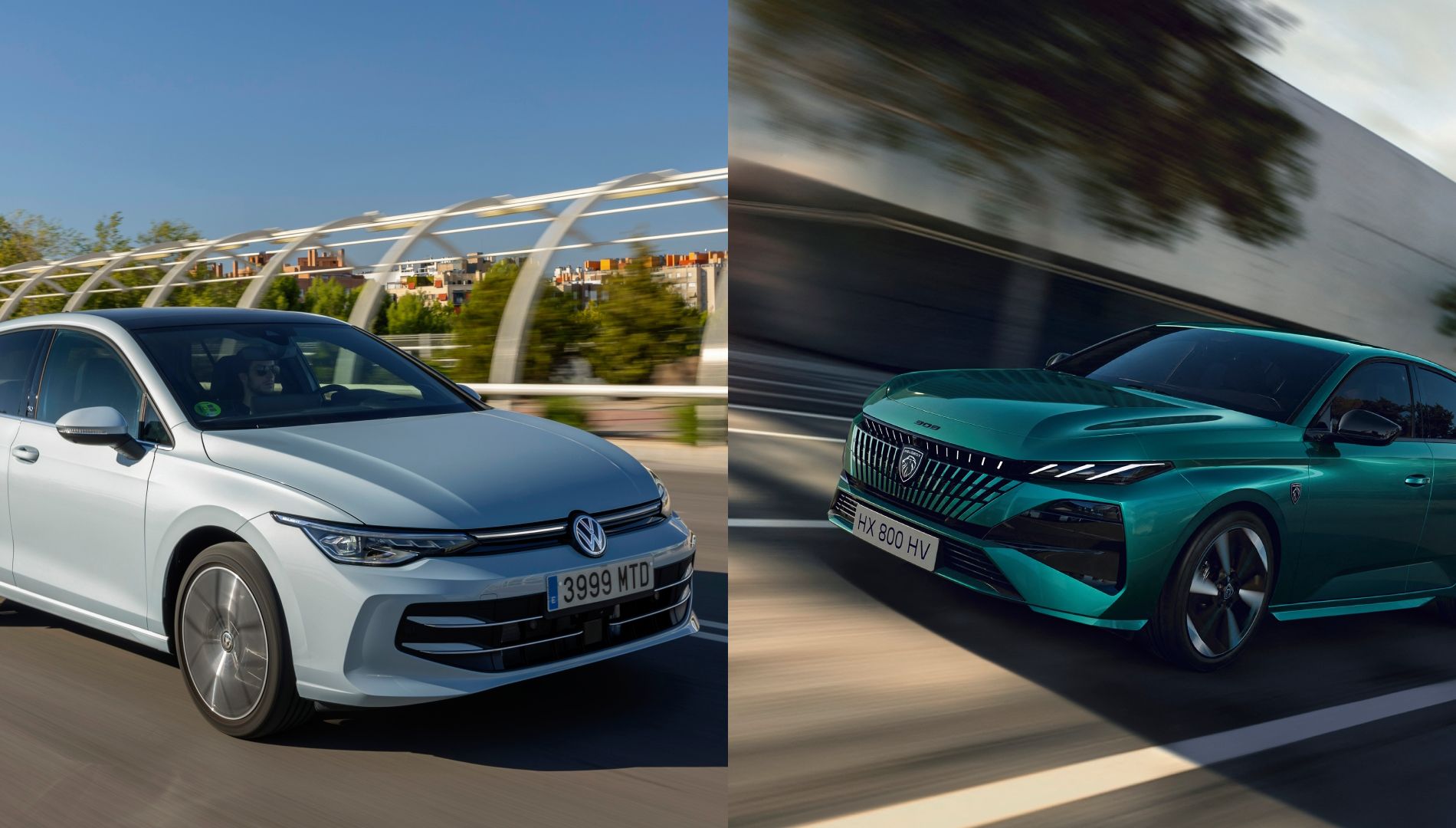 Nuevo Peugeot 308 contra el Volkswagen Golf: la comparativa por ser el mejor compacto del mercado