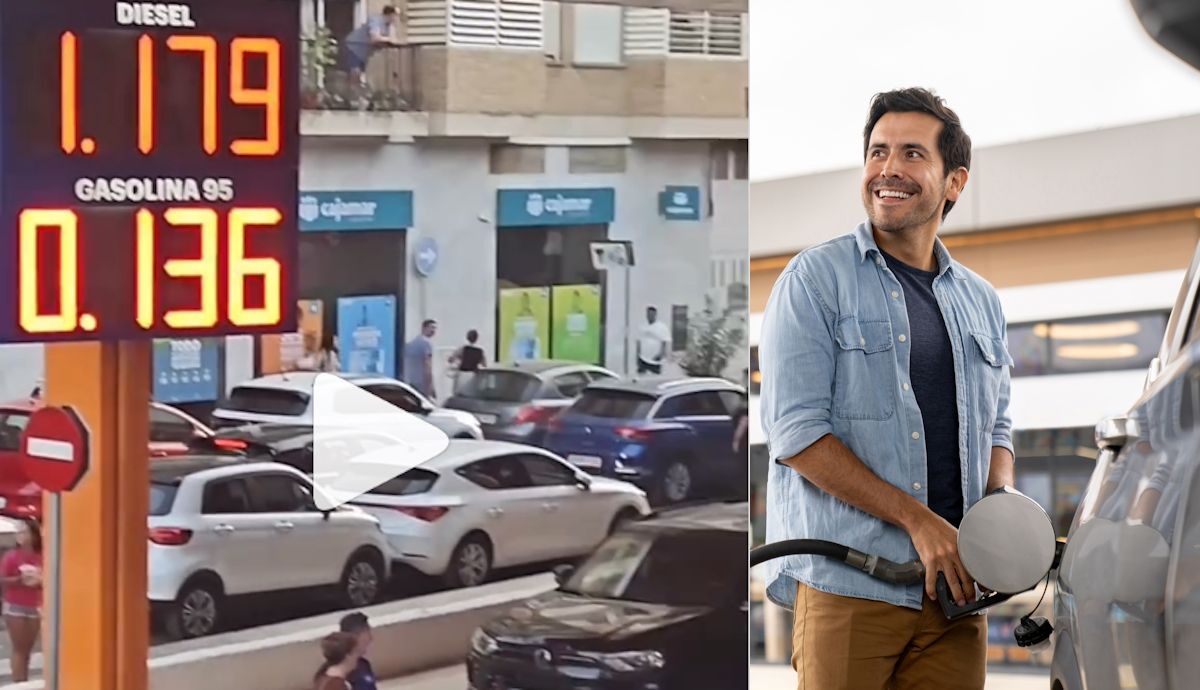 La gasolina, ¡a 0,13 euros el litro! El chollo que ha colapsado una gasolinera en España