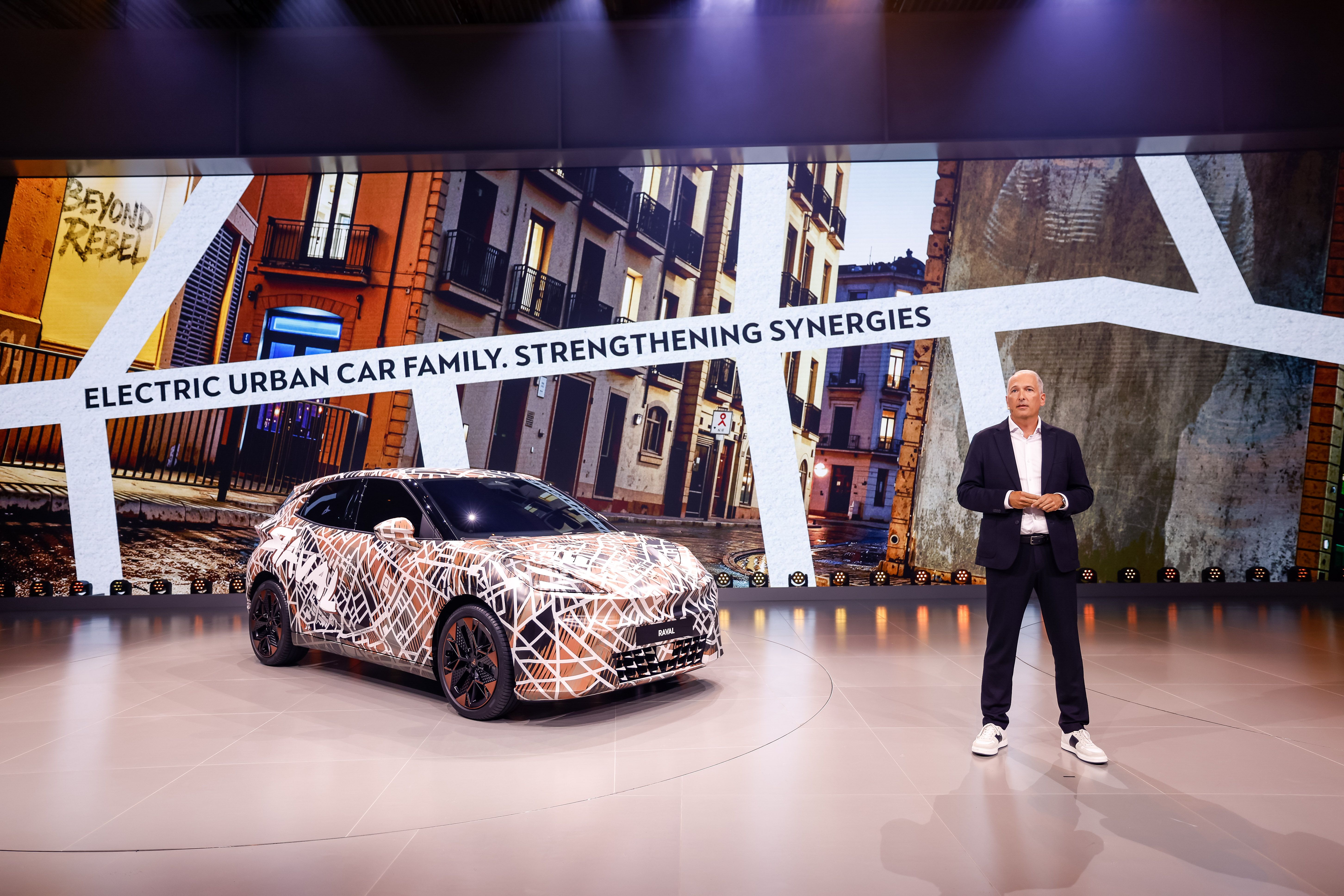 Presentación del Cupra Raval en el Salón de Múnich
