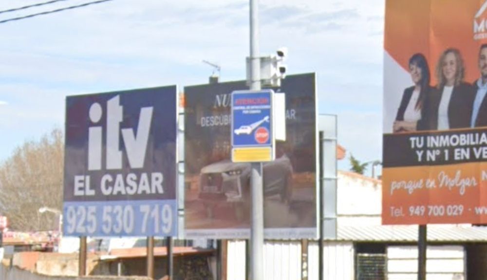 Cámaras de radar de Stop en Torrejón del Rey, en Guadalajara