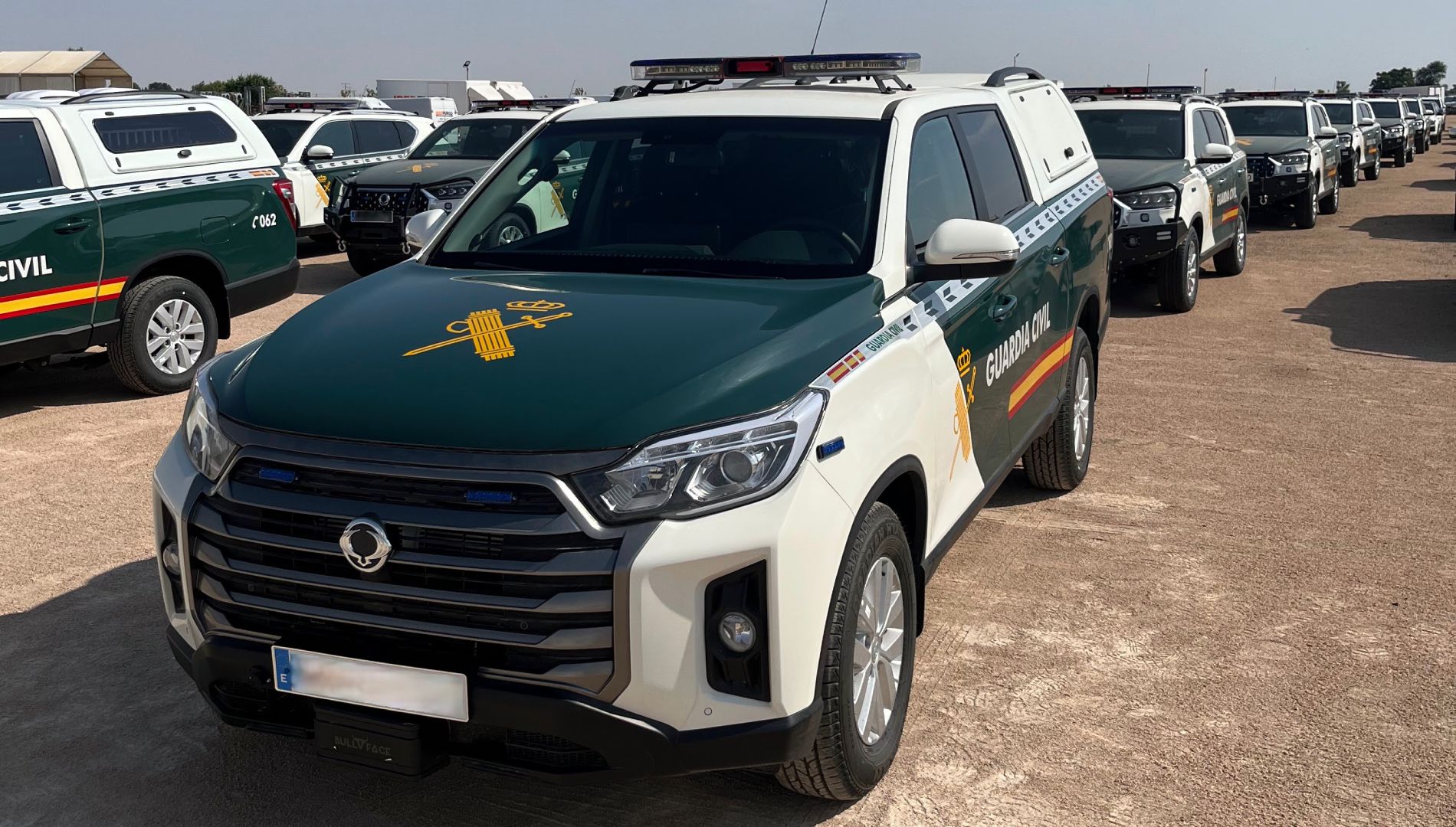 El mal estado de los coches de la Guardia Civil obliga a suspender ya incluso patrullas