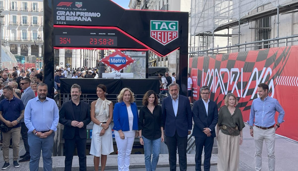 Cuenta atrás para el comienzo del Gran Premio de España 2026 de F1 en Madrid