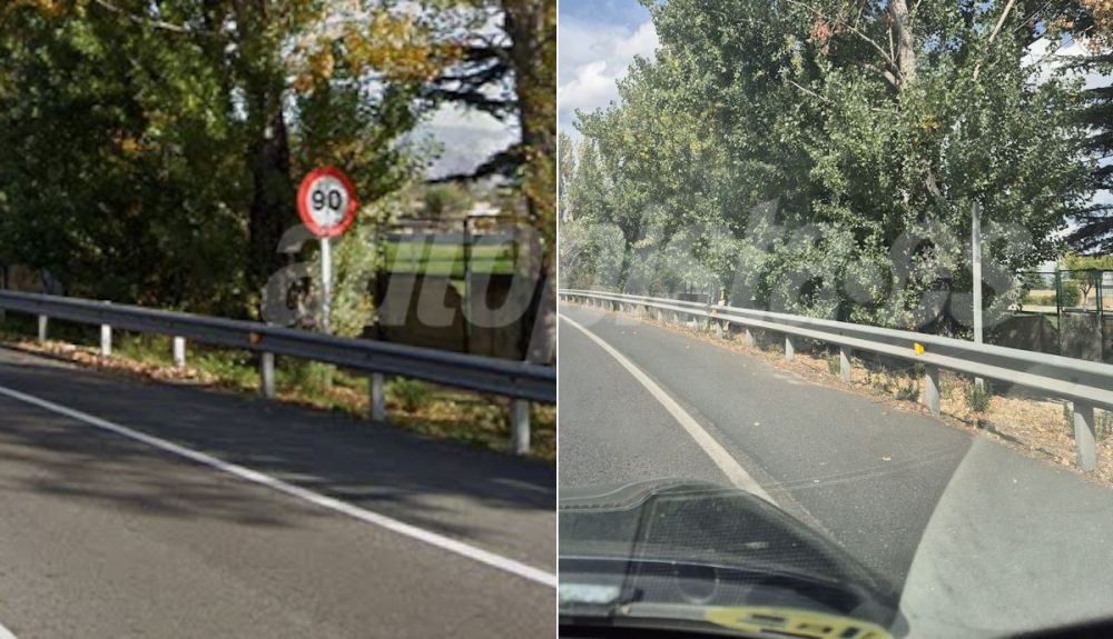 Donde había un límite máximo de velocidad de 90, ahora, tras la instalación del radar, no existe y aparece antes otro de 70 Donde había un límite máximo de velocidad de 90, ahora, tras la instalación del radar, no existe y aparece antes otro de 70