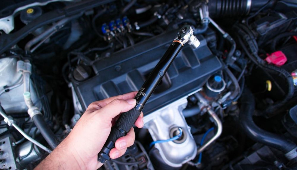 Llave dinamométrica para coches