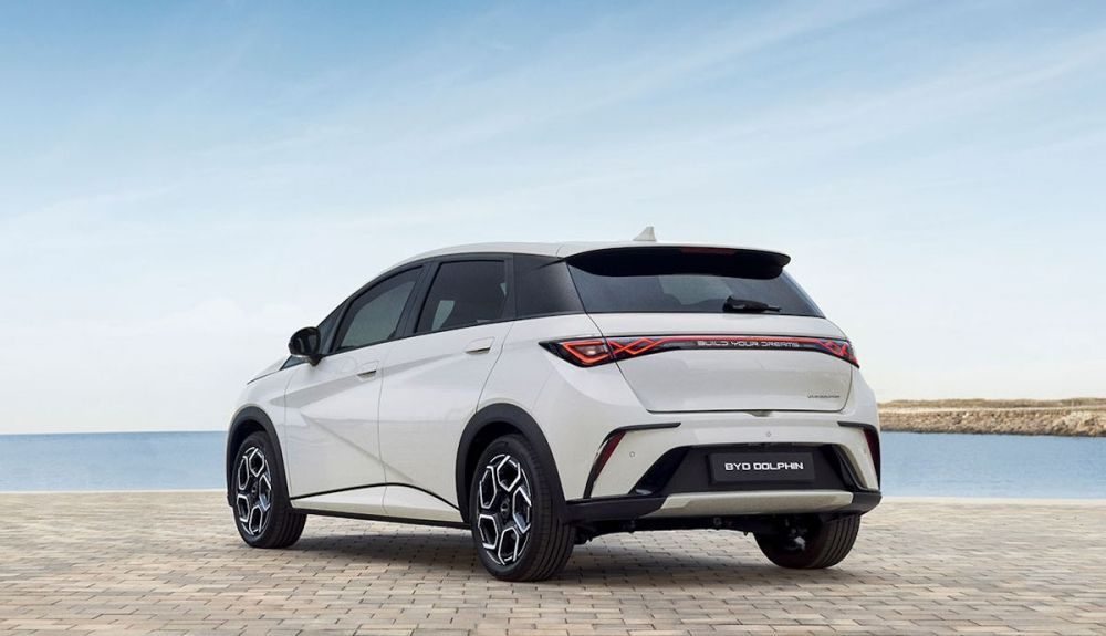 Trasera del BYD Dolphin