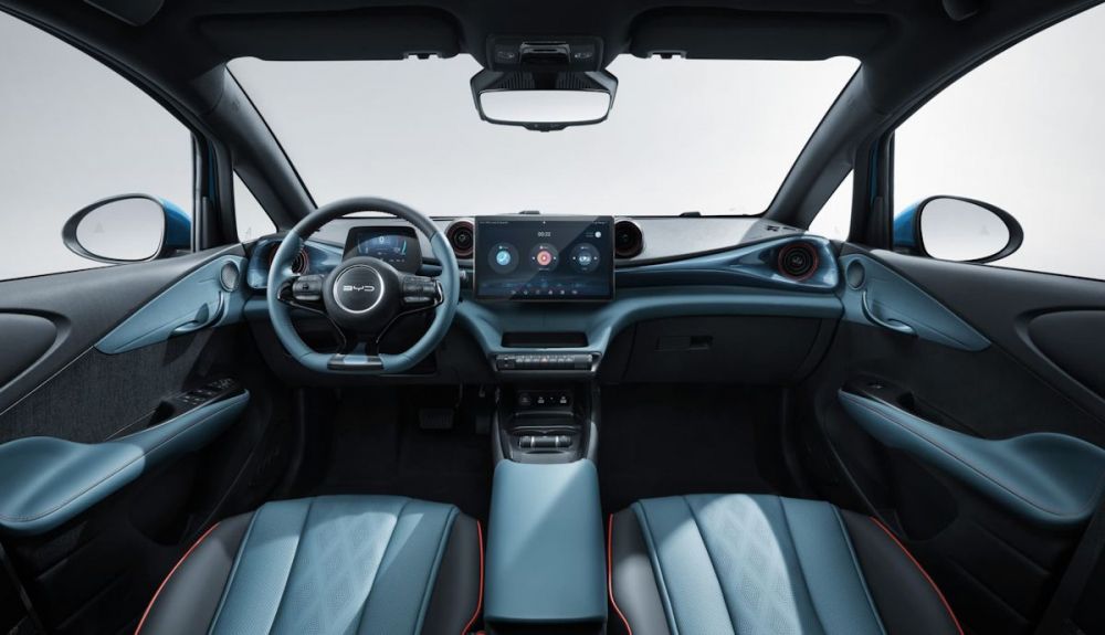 Interior del BYD Dolphin