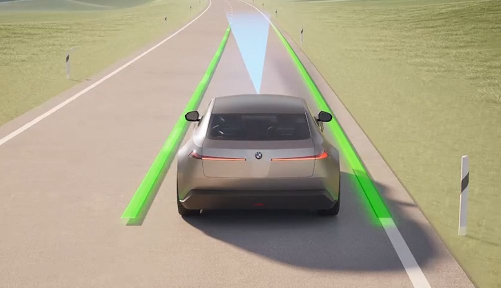 Ilustración BMW de sistemas de la Neue Klasse