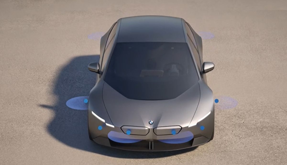 Ilustración BMW de sistemas de la Neue Klasse