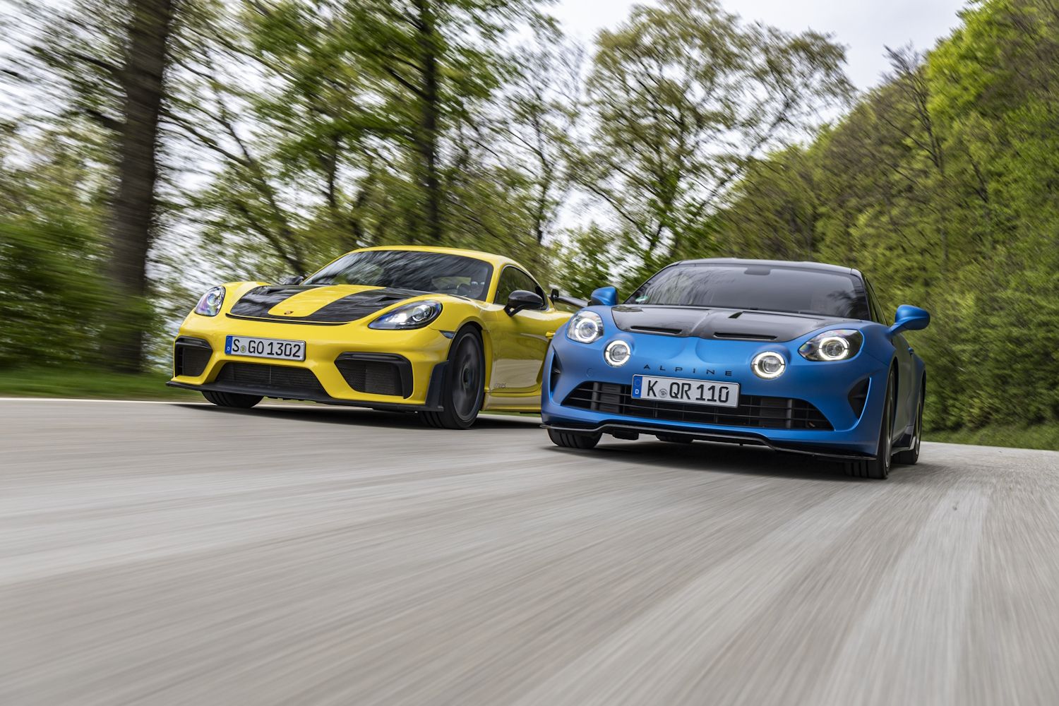 Alpine A110 R y Porsche 718 Cayman GT4 RS
