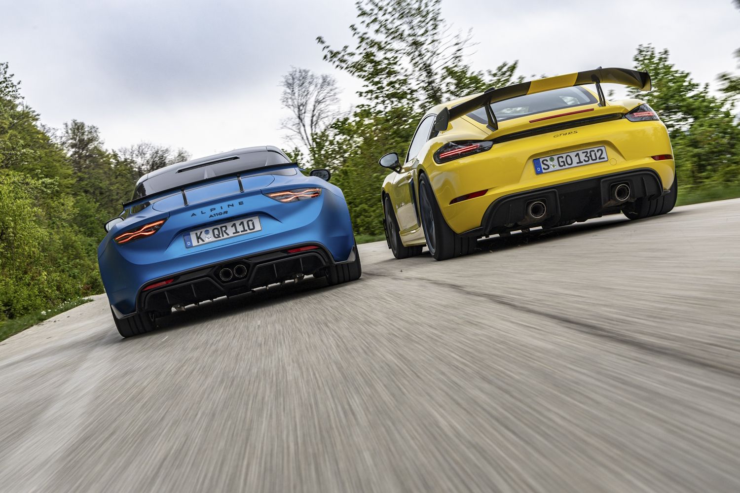 Alpine A110 R y Porsche 718 Cayman GT4 RS